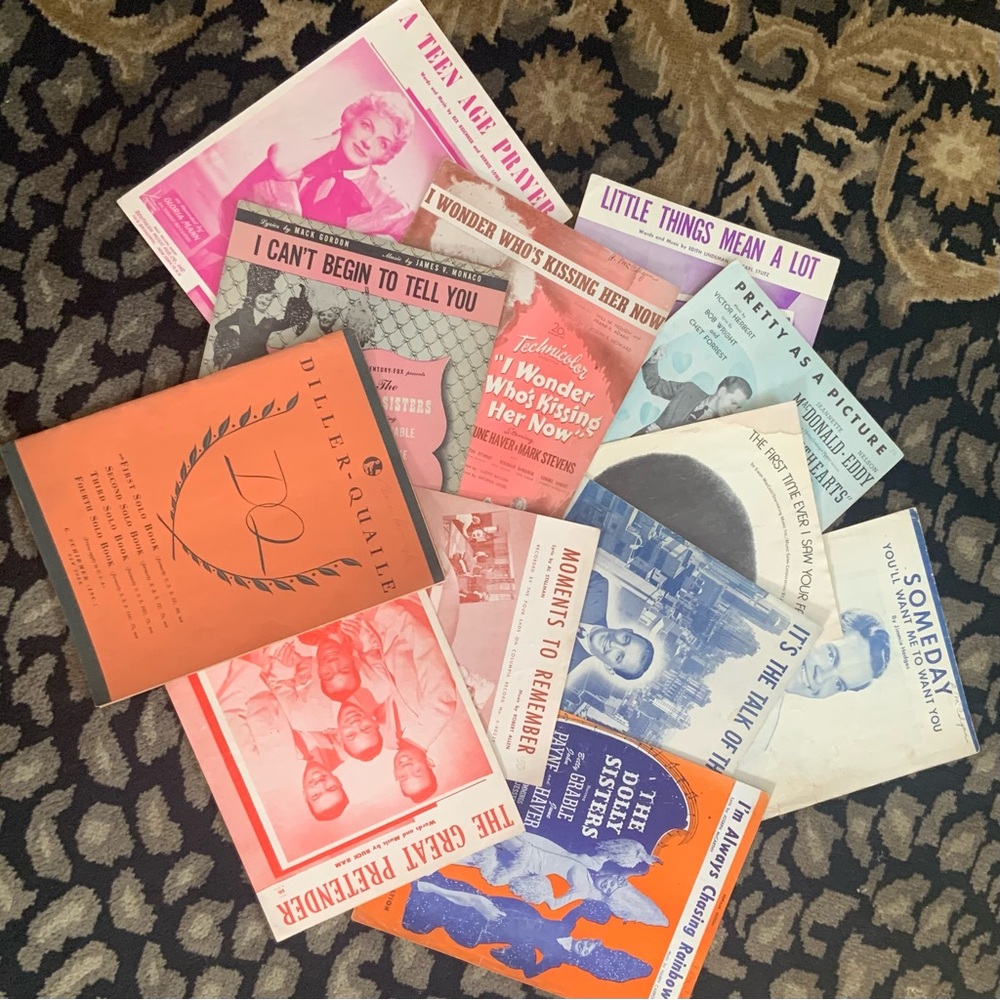 Sheet Music Vintage